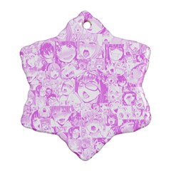 Pink Hentai  Snowflake Ornament (two Sides)