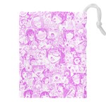 Pink Hentai  Drawstring Pouch (5XL) Front