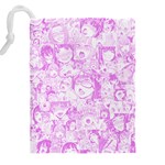 Pink Hentai  Drawstring Pouch (5XL) Back