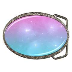 Pastel Goth Galaxy  Belt Buckles by thethiiird