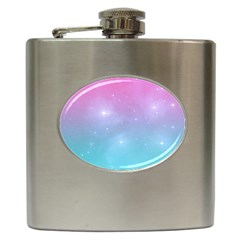 Pastel Goth Galaxy  Hip Flask (6 Oz) by thethiiird