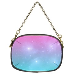 Pastel Goth Galaxy  Chain Purse (one Side) by thethiiird