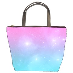 Pastel Goth Galaxy  Bucket Bag by thethiiird