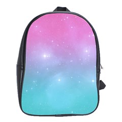 Pastel Goth Galaxy  School Bag (large) by thethiiird