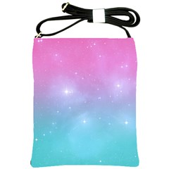 Pastel Goth Galaxy  Shoulder Sling Bag by thethiiird