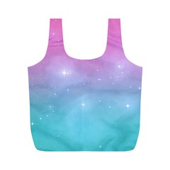 Pastel Goth Galaxy  Full Print Recycle Bag (m) by thethiiird