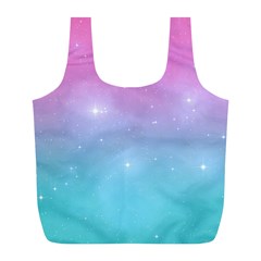 Pastel Goth Galaxy  Full Print Recycle Bag (l) by thethiiird