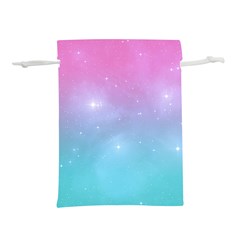 Pastel Goth Galaxy  Lightweight Drawstring Pouch (l) by thethiiird