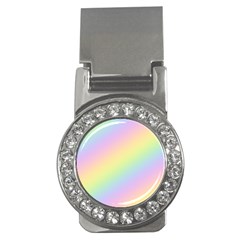 Pastel Goth Rainbow  Money Clips (cz)  by thethiiird