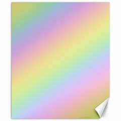 Pastel Goth Rainbow  Canvas 8  X 10  by thethiiird