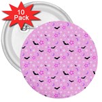 Spooky Pastel Goth  3  Buttons (10 pack)  Front