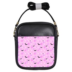 Spooky Pastel Goth  Girls Sling Bag by thethiiird