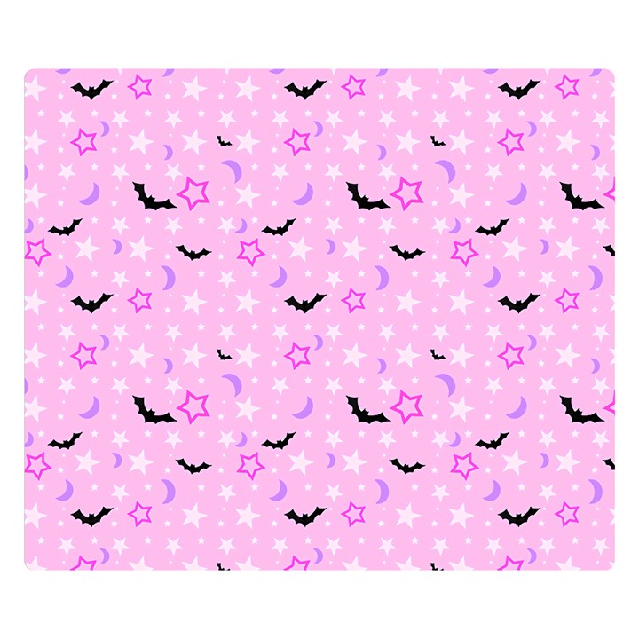 Spooky Pastel Goth  Double Sided Flano Blanket (Small) 