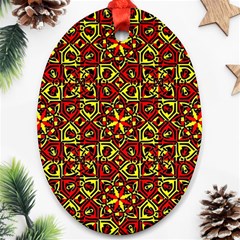 Rby-c-3-7 Ornament (oval) by ArtworkByPatrick