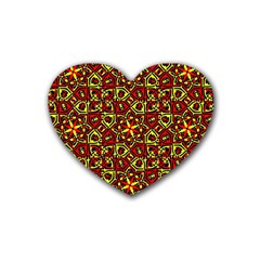 Rby-c-3-7 Rubber Coaster (heart)  by ArtworkByPatrick