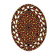 Rby-c-3-8 Oval Filigree Ornament (two Sides) by ArtworkByPatrick