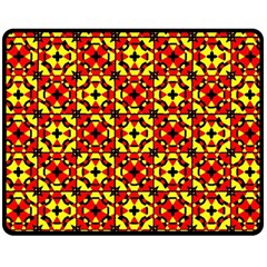 Rby-c-3-9 Fleece Blanket (medium)  by ArtworkByPatrick