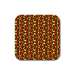 Rby-c-4-2 Rubber Coaster (square)  by ArtworkByPatrick