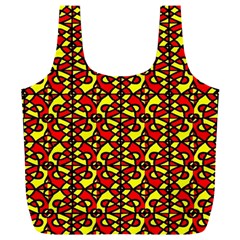 Rby-c-4-3 Full Print Recycle Bag (xxl) by ArtworkByPatrick