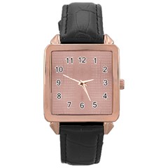 Pink Alligator Print Rose Gold Leather Watch  by LoolyElzayat