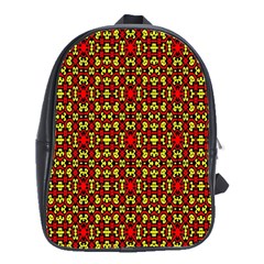 Rby-c-4-6 School Bag (large) by ArtworkByPatrick