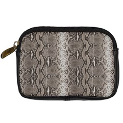 Python Snakeskin Print Digital Camera Leather Case by LoolyElzayat