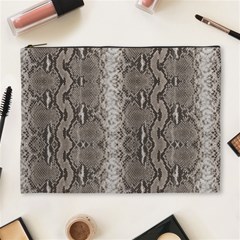 Python Snakeskin Print Cosmetic Bag (xl)