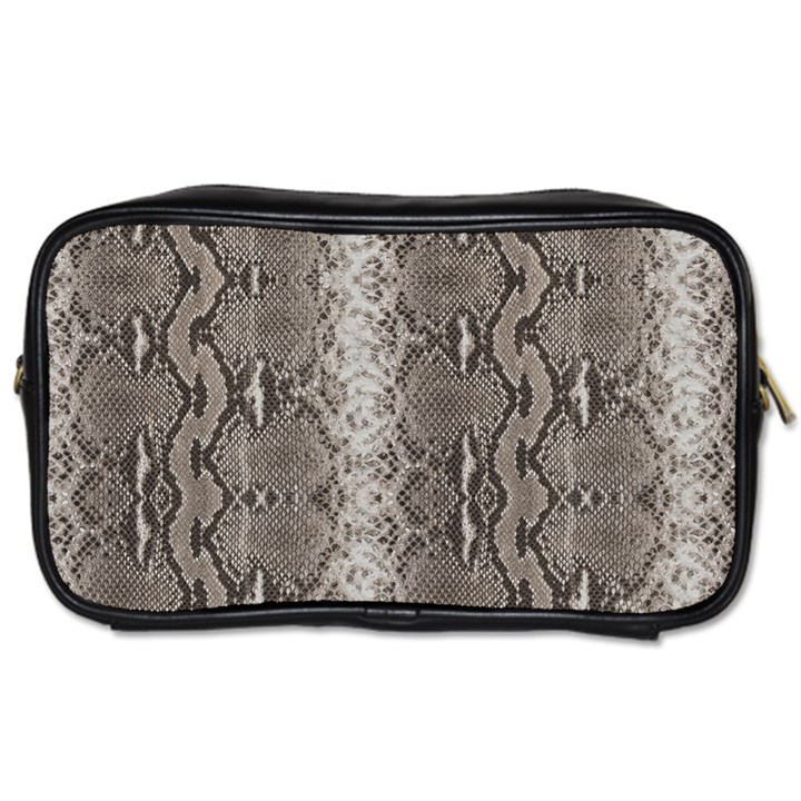 Python Snakeskin Print Toiletries Bag (One Side)