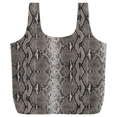 Python Snakeskin Print Full Print Recycle Bag (xxl) by LoolyElzayat