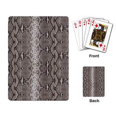 Python Snakeskin Print Playing Cards Single Design (rectangle) by LoolyElzayat