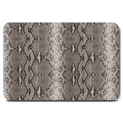 Python Snakeskin Print Large Doormat  by LoolyElzayat