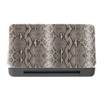 Python Snakeskin Print Memory Card Reader with CF Front