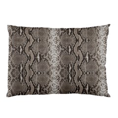 Python Snakeskin Print Pillow Case (two Sides) by LoolyElzayat