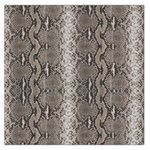 Python Snakeskin Print Large Satin Scarf (Square) Front