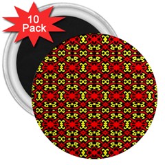 Rby-c-4-7 3  Magnets (10 Pack)  by ArtworkByPatrick