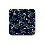 French Horn Rubber Coaster (Square)  Front