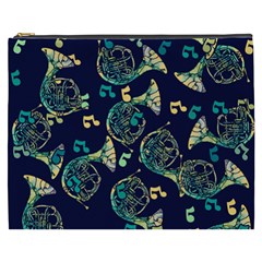 French Horn Cosmetic Bag (xxxl) by BubbSnugg