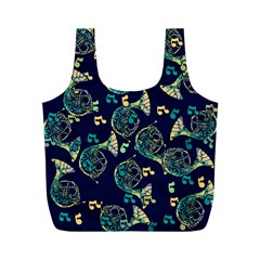 French Horn Full Print Recycle Bag (m) by BubbSnugg