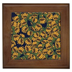 Daisy  Framed Tile by BubbSnugg