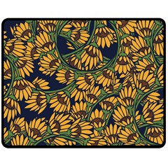 Daisy  Fleece Blanket (medium)  by BubbSnugg