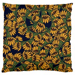 Daisy  Standard Flano Cushion Case (one Side) by BubbSnugg