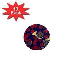 Roses French Horn  1  Mini Magnet (10 Pack)  by BubbSnugg