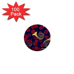 Roses French Horn  1  Mini Buttons (100 Pack)  by BubbSnugg