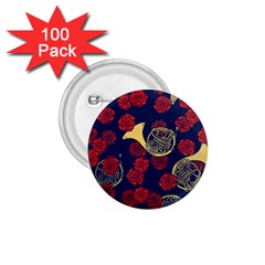 Roses French Horn  1 75  Buttons (100 Pack)  by BubbSnugg