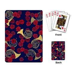 Roses French Horn  Playing Cards Single Design (rectangle) by BubbSnugg