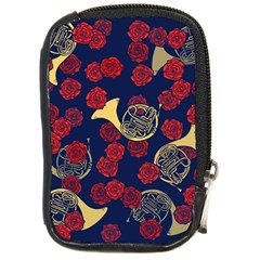 Roses French Horn  Compact Camera Leather Case by BubbSnugg