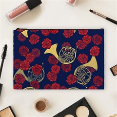 Roses French Horn  Cosmetic Bag (large) by BubbSnugg