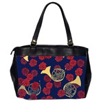 Roses French Horn  Oversize Office Handbag (2 Sides) Back