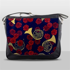 Roses French Horn  Messenger Bag by BubbSnugg