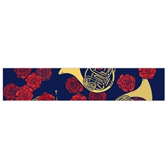 Roses French Horn  Small Flano Scarf by BubbSnugg